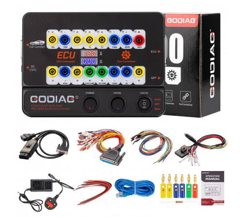 GODIAG GT100 PLUS GPT ENET DoIP — устройство для диагностики и программирования ECU с поддержкой ENET и DoIP