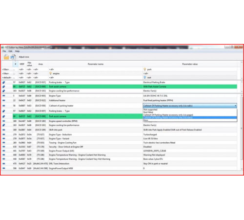 Редактор CCF для Pathfinder