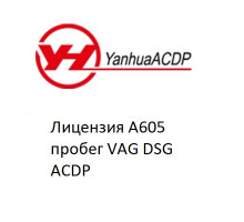Лицензия A605 пробег VAG DSG ACDP