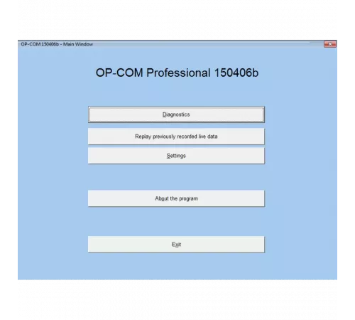 OP COM Professional c обновленным ПО 