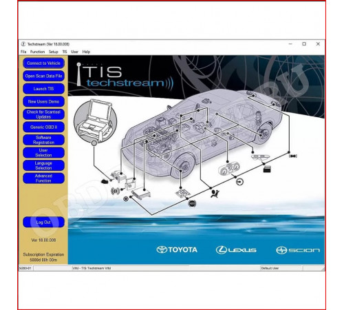 Активация TechStream 18 для Toyota и Lexus: настройка J2534 (OpenPort, Scanmatik и др.)