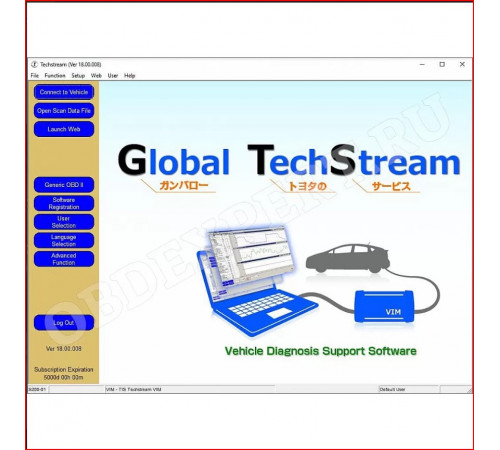 Активация TechStream 18 для Toyota и Lexus: настройка J2534 (OpenPort, Scanmatik и др.)